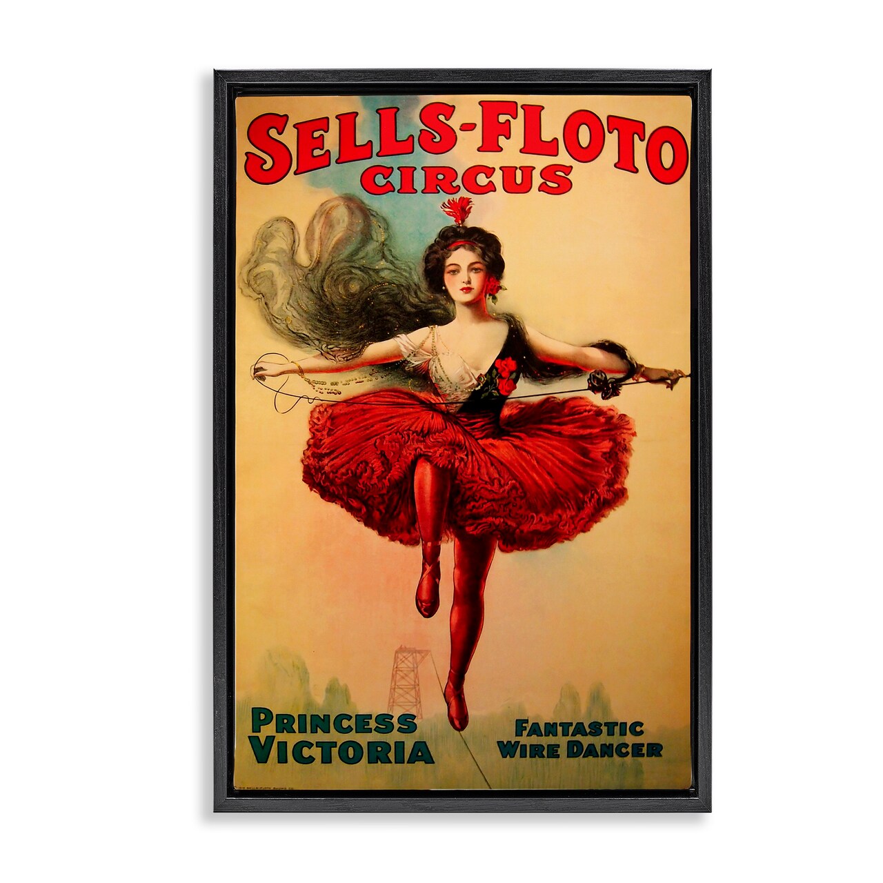 Stupell Industries Sells-Floto Circus Vintage Poster Floating Frame Design by Marcus Jules